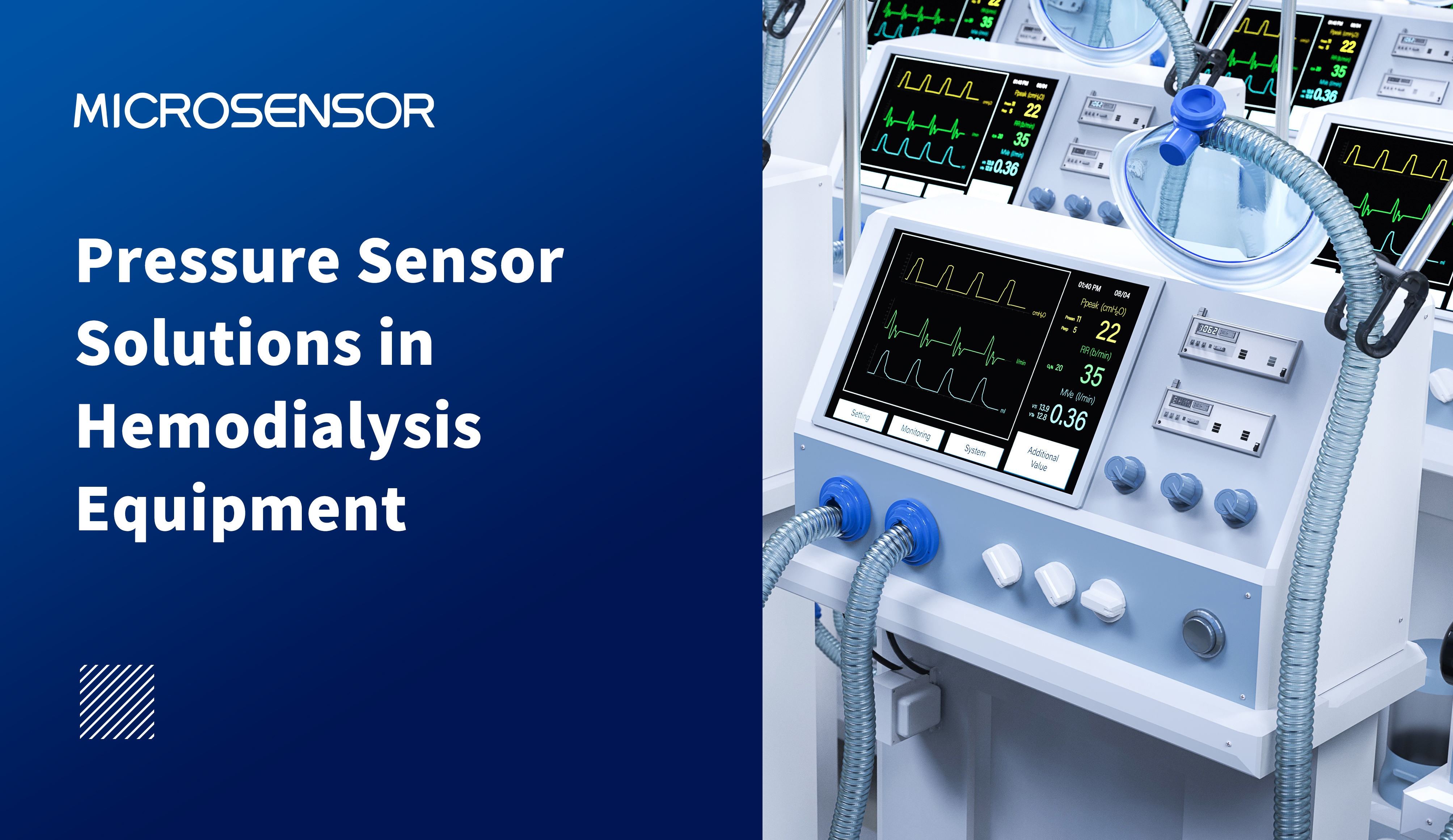 Pressure Sensor Solutions in Hemodialysis Equipment