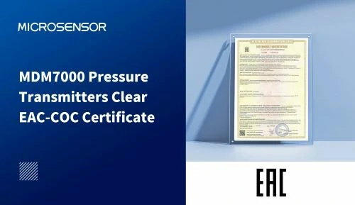 MDM7000 Pressure Transmitters Clear EAC-COC Certificate