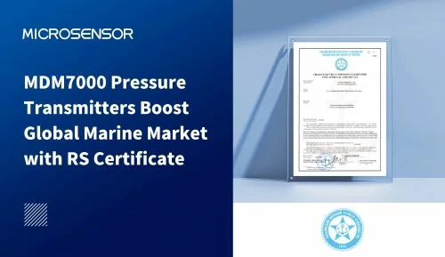 MDM7000 Pressure Transmitters Boost Global Marine Market with RS Certificate